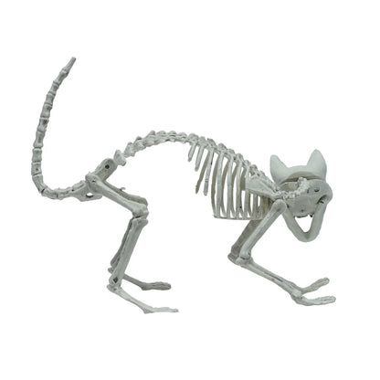 Fake Animal Skeleton Model Halloween Decor Dog Bat Spider Scorpion Cat Skeleton Scary Pendant Props Haunted House Accessories